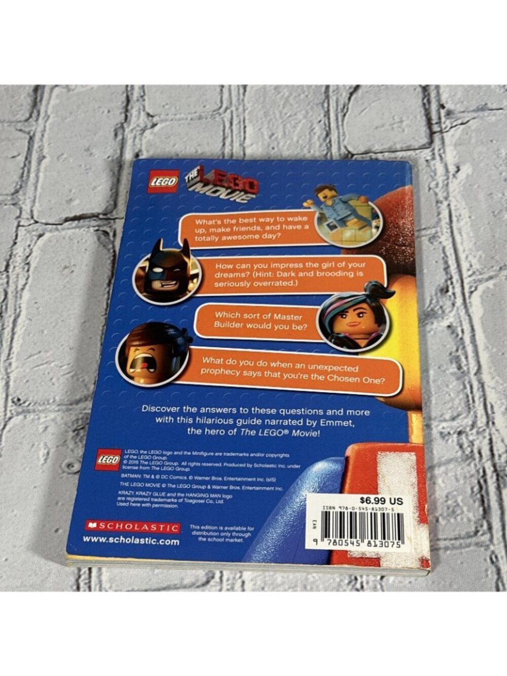 Emmet's Guide to Being Awesome Book (Lego: The Lego Movie) by Landers, Ace - Picture 5 of 5